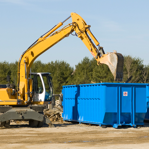 can i request a rental extension for a residential dumpster in Cleveland County